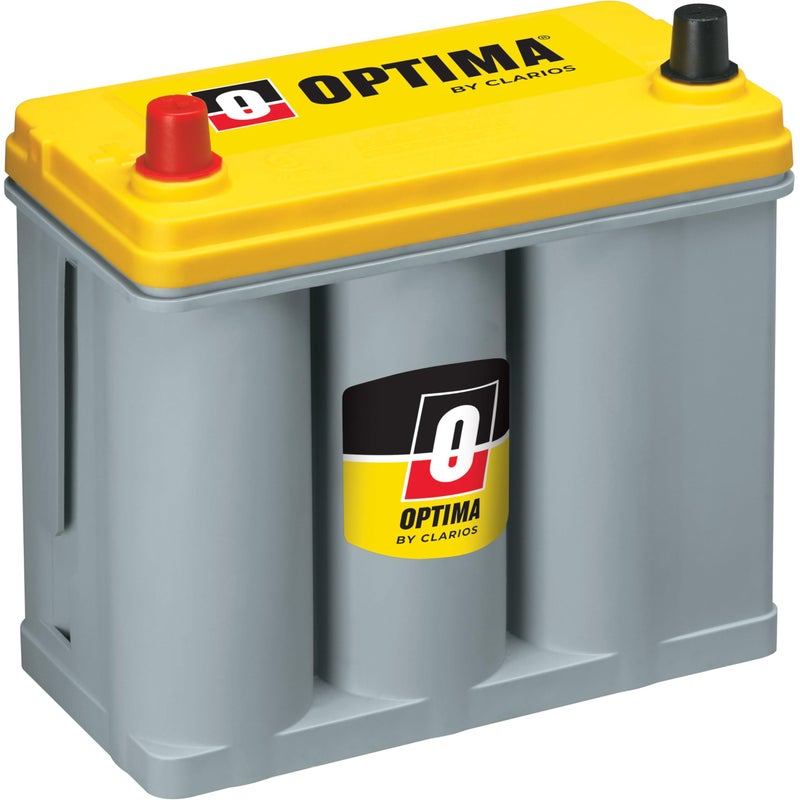OPTIMA بطاريات أوبتيمّا عالية الأداء D51 YellowTop بطارية مزدوجة الغرض مغلقة AGM للسيارات والشاحنات وSUV، 450 CCA، خالية من الصيانة، تركيب متعدد الاستخدامات - Image 5