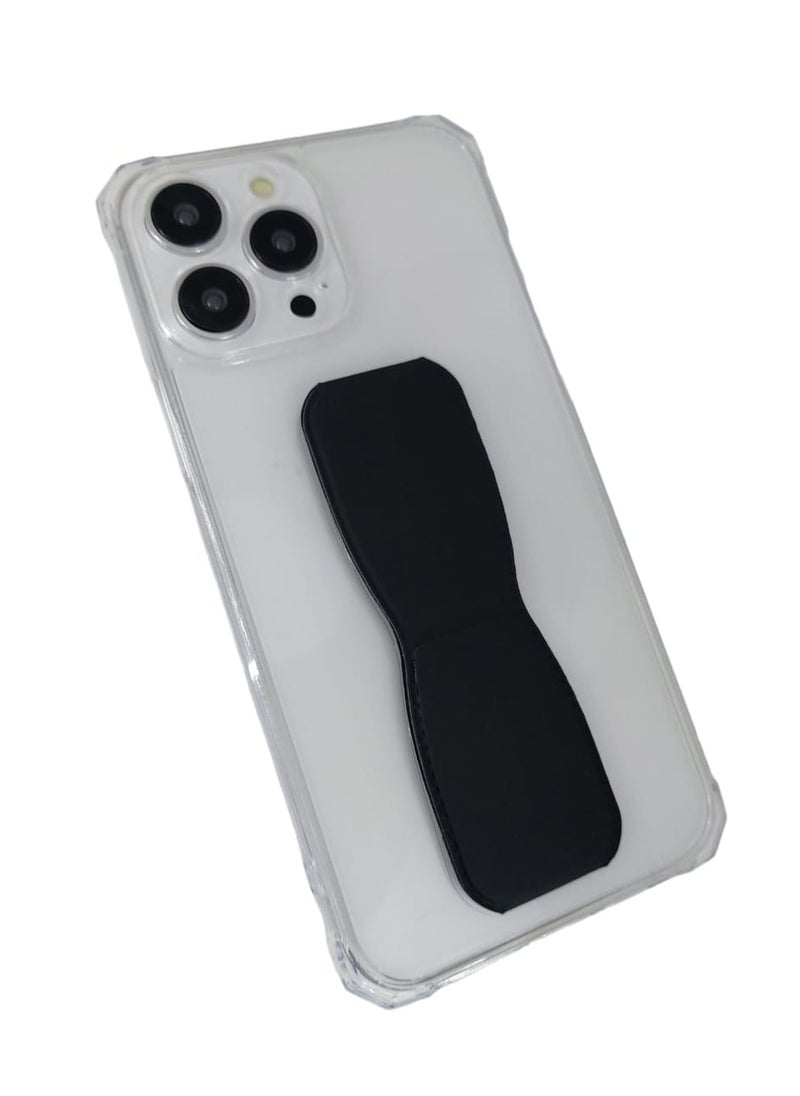 A ZONE Iphone 14 Pro Hand Grip Foldable Magnetic Kickstand Wrist Strap Finger Grip Case Cover For Apple iPhone 14 Pro  - Image 3