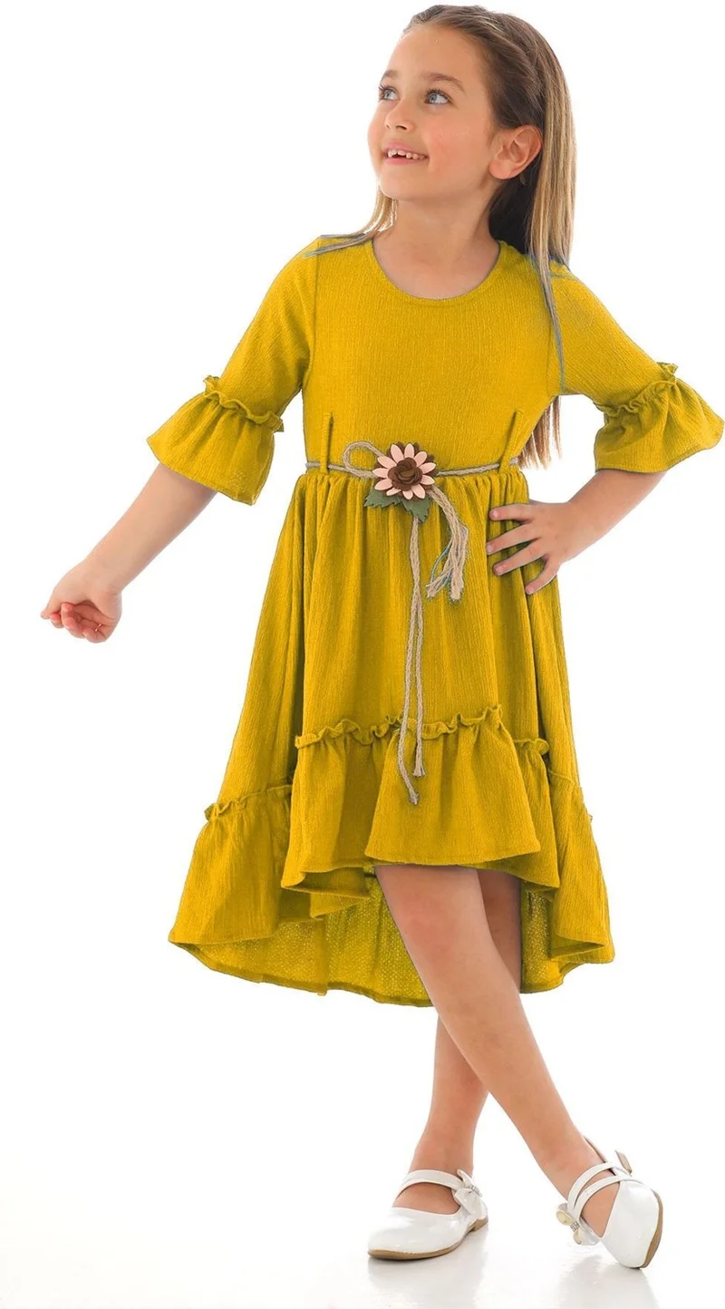 Zepkids Ruffled Hemline Dress