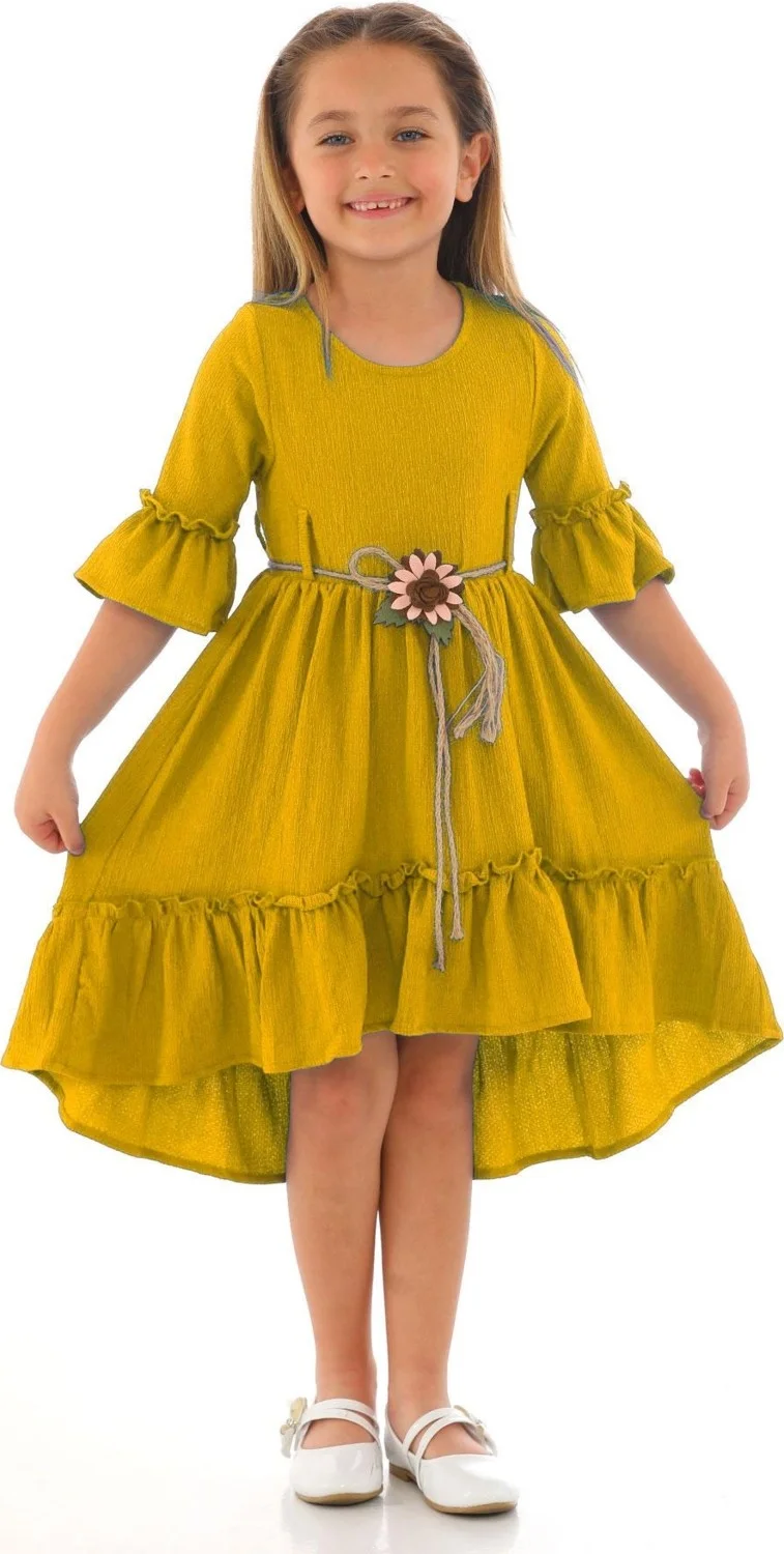 Zepkids Ruffled Hemline Dress