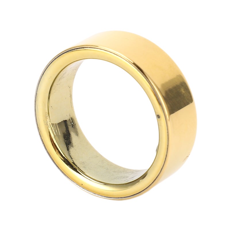 Smart Ring: Gold Stainless Steel, Lightweight Wear, Health Monitoring - Sleep & Step Tracking, Body Temperature Blood Oxygen Monitor for Daily Fitness & Health Enthusiasts - Image 2