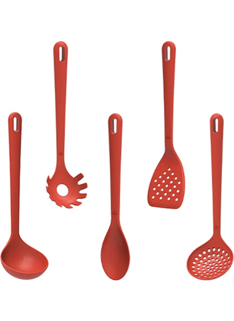 Ballarini - 5 Piece Silicone Serving Set Red - Image 1