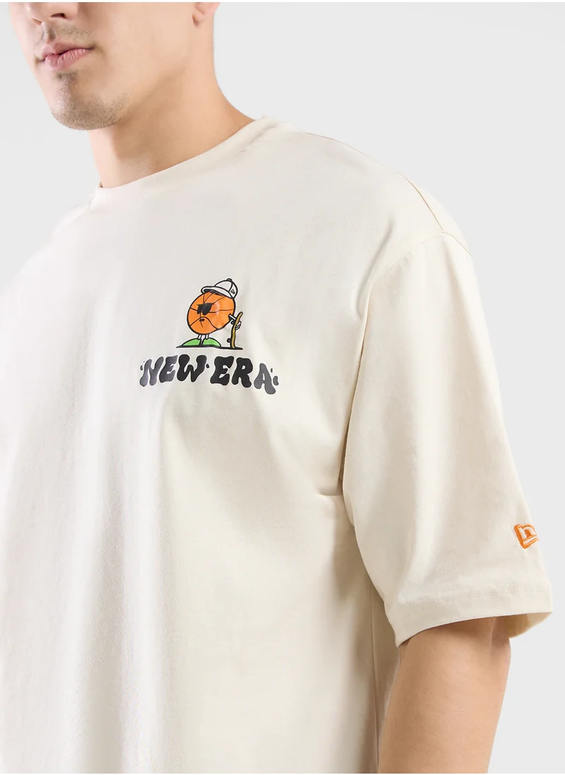 نيو ايرا Cily Graphic Oversized T-Shirt