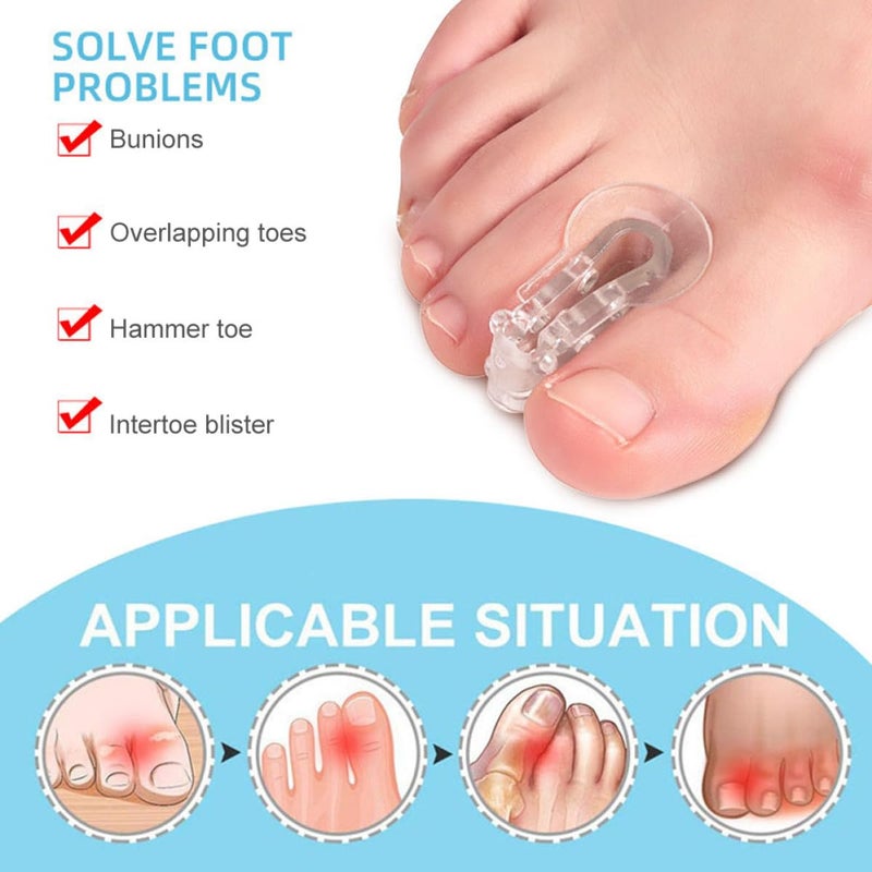 Soft Gel Toe Separators 6 Pack Bunion Corrector For Men And Women - Image 4