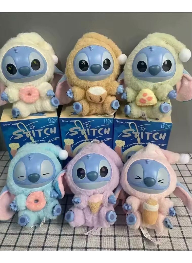 LABUBU The Labubu Monsters -stitch generation Labubu, Random Design Action Figures Collectible, Blind Box , Single Box