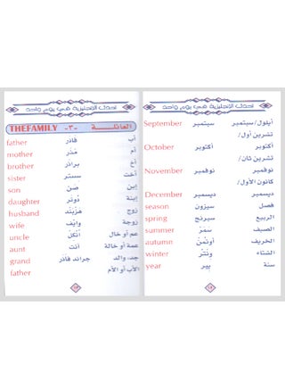 تحدث الإنجليزية في يوم واحد أربعة كتب اكثر من 1000 كلمة ضرورية 8 سم × 12 سم - view 4