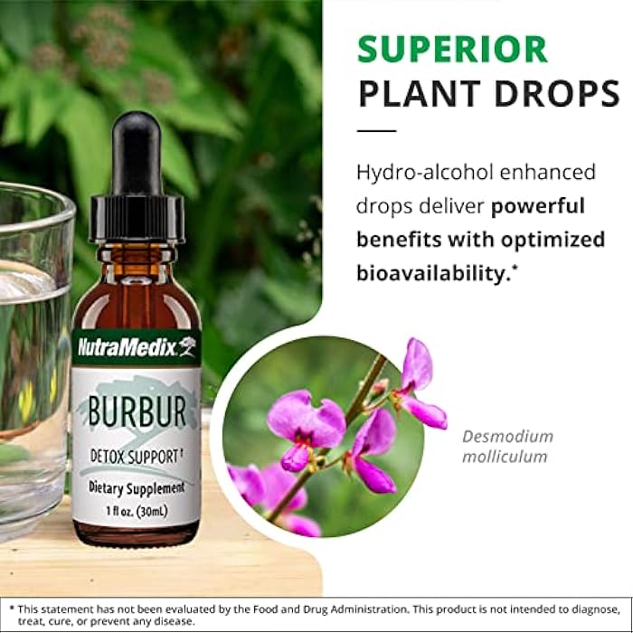 NutraMedix Burbur Supplement - Supports Full Body Detox Cleanse for Women & Men - Promote Antioxidant & Microbial Support - Herbal Tincture Made with Manayupa Leaf Extract (1oz / 30ml) - Image 5