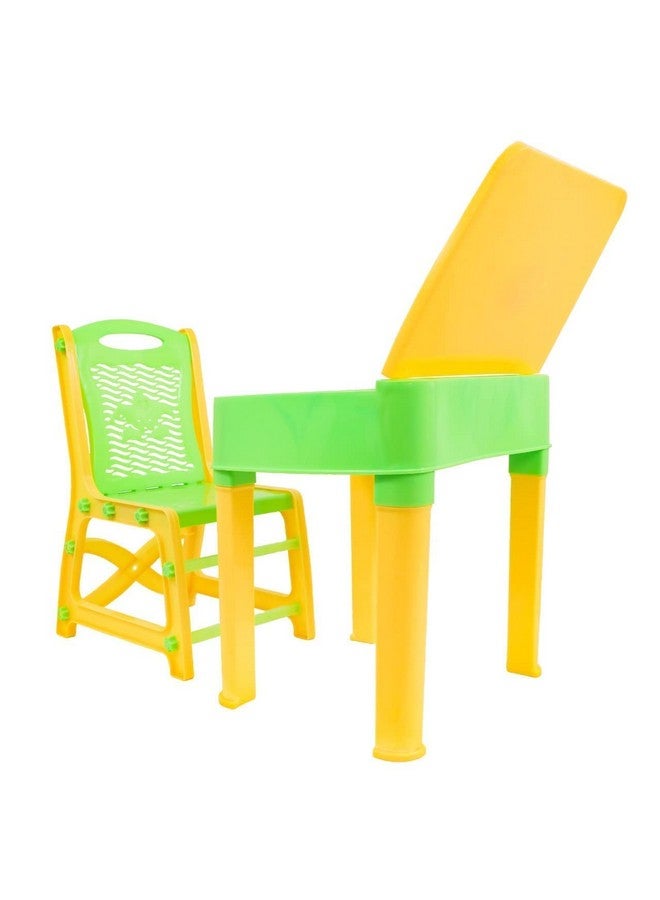SHREE HANS CREATION SHREE HANS CREATION Adjustable Study Table & Chair Set for Kids Boys and Girls with Small Box Space for Pencils and Other Stationery Plastic Study Table (Multicolor) (3-15 Years)  - Image 3