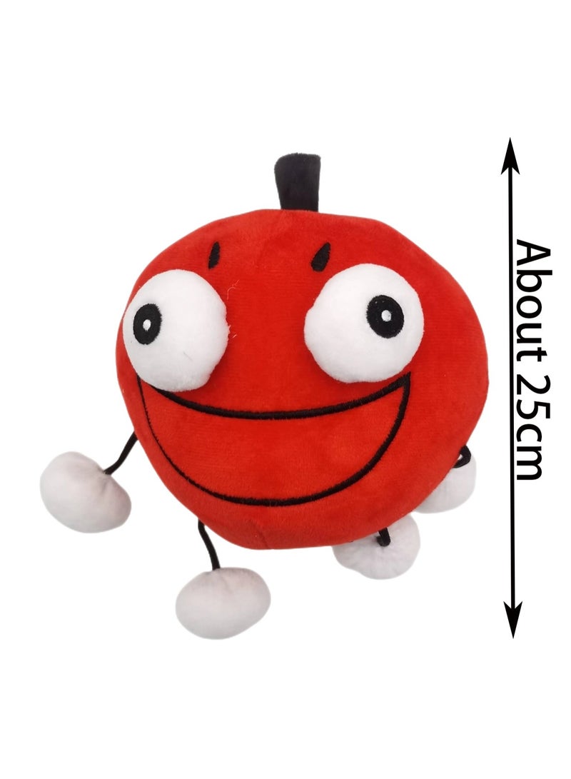 25cm Apple Plush Toy, Shovelware Brain Game Children'S Comfort Doll Boy Girl Birthday Gift  - Image 2