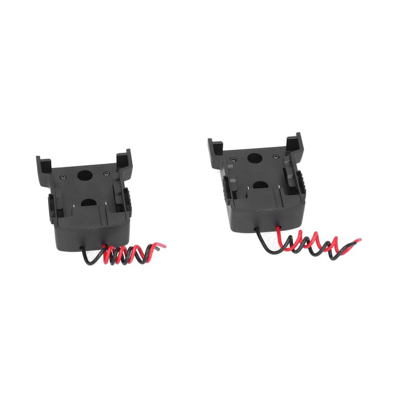 2 Set Battery Adapter Mount Holder Dock Power Source Converter Connector for Milwaukee M18 18V - Image 3
