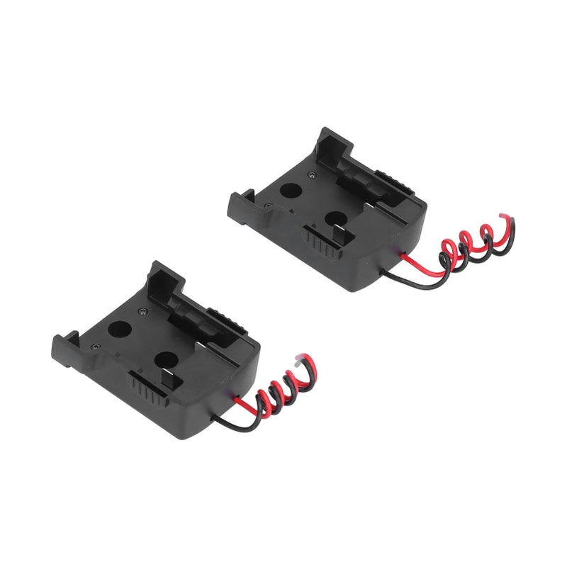 2 Set Battery Adapter Mount Holder Dock Power Source Converter Connector for Milwaukee M18 18V - Image 4