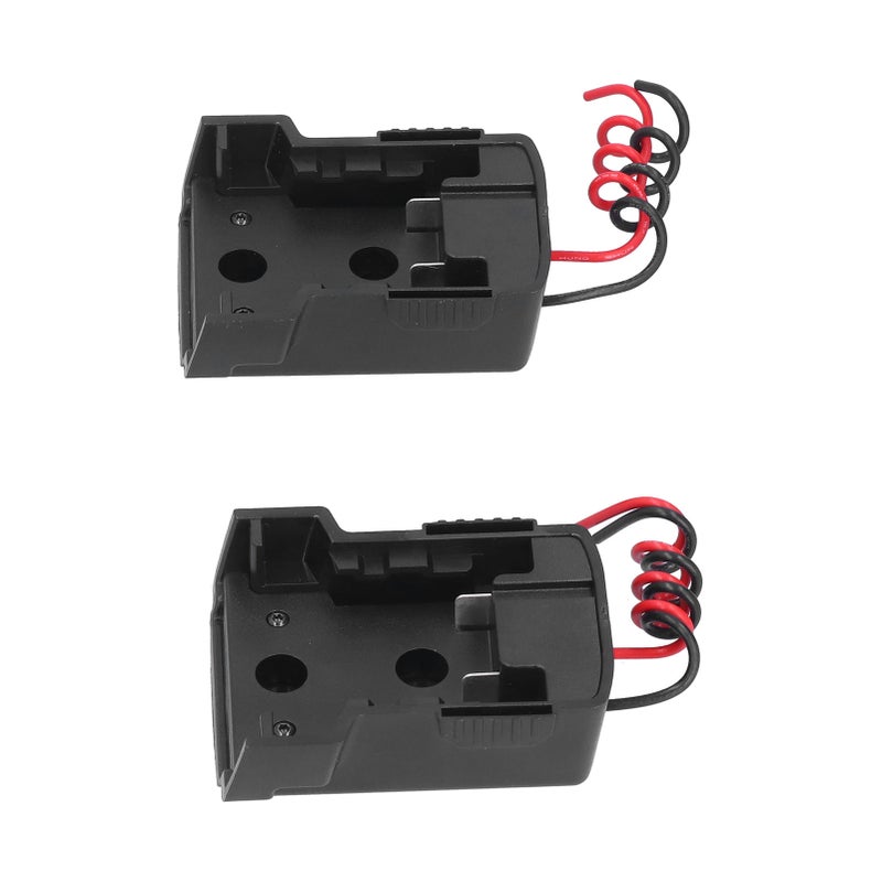 2 Set Battery Adapter Mount Holder Dock Power Source Converter Connector for Milwaukee M18 18V - Image 5