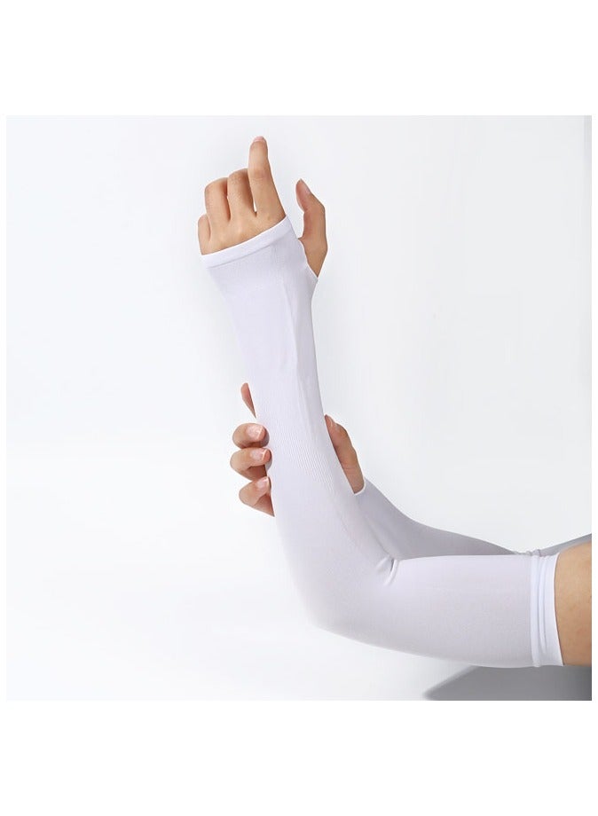 Generic 3 Pair Sun Protection Cooling Arm Sleeves with Thumb Hole for Men Women - Image 3
