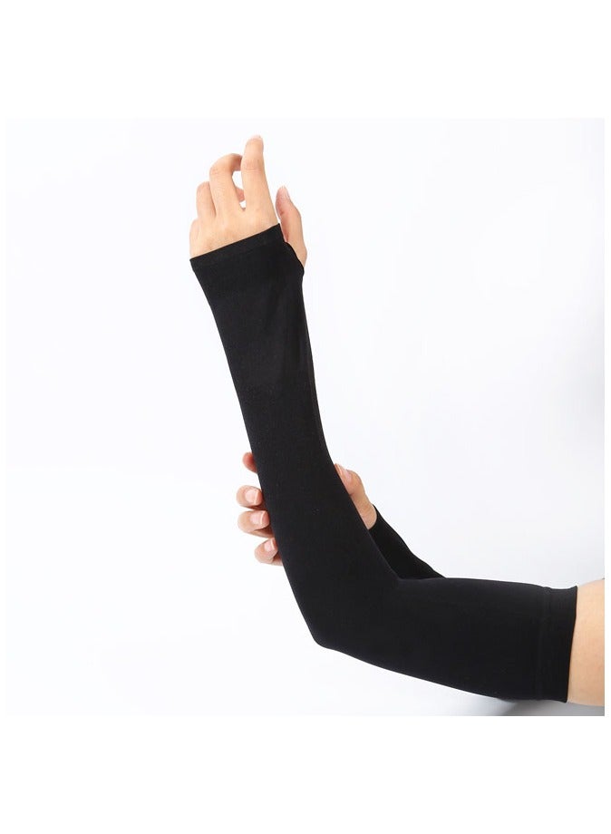 Generic 3 Pair Sun Protection Cooling Arm Sleeves with Thumb Hole for Men Women - Image 2