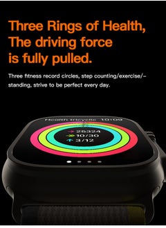 Smart Watch T800 Ultra Health Fitness Tracker Sport Watch 49MM Cellular Version Bluetooth Call Wireless Charging Multifunctional And Multilingual Fitness Modes Health Monitoring Black - pzsku/Z5FD8844160F9F62C6508Z/45/_/1724943461/175f356a-f883-43d2-99ab-802542a1aba3