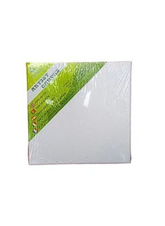 Painting Canvas Board Canvas Panel, Square Small Art Board for Oil Paint Blank, Artist Canvas Primed with Acrylic Gesso, Suitable for Acrylic and Oil Painting, 20 x 20cm, White