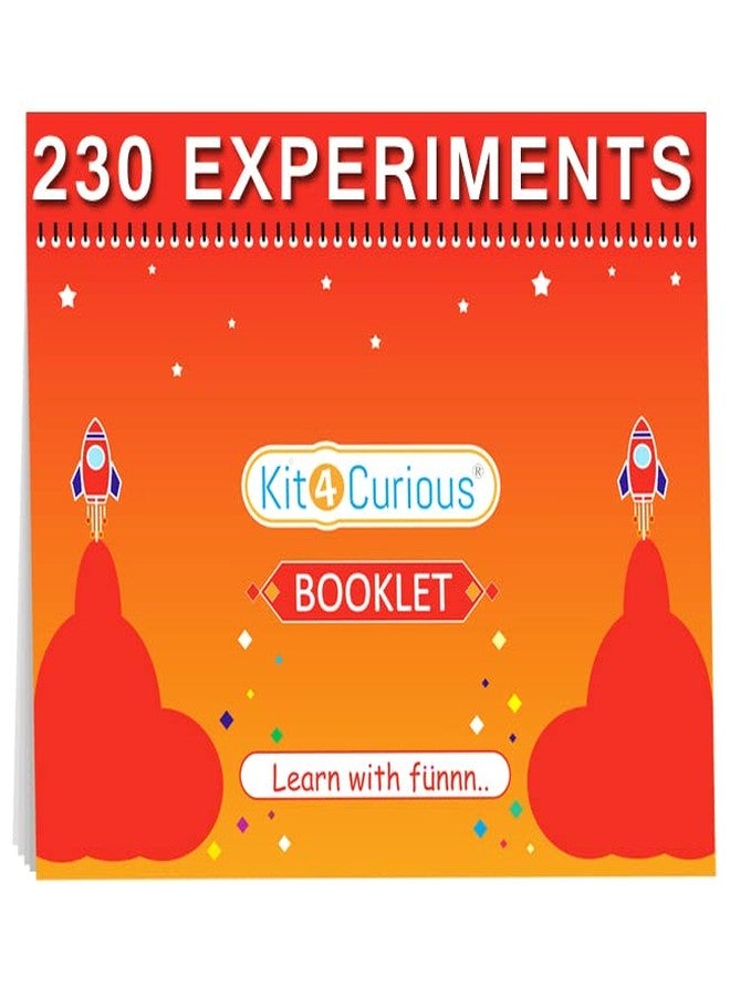 كيت 4 كيوريس مجموعة أنشطة العلوم والتكنولوجيا والهندسة والرياضيات (STEM) من Kit4Curious، تتضمن 230 مشروعًا يمكنك تنفيذها بنفسك، مع كتيب ودليل تعليمي. - Image 3