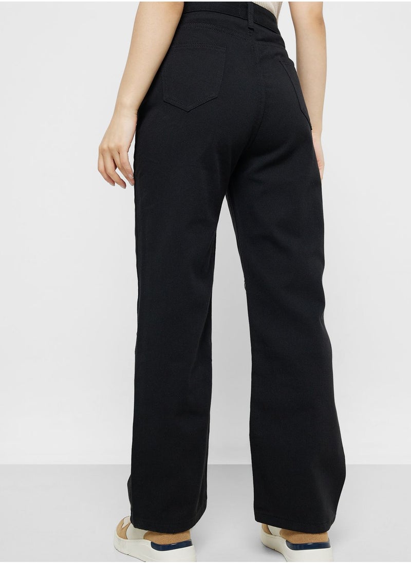 Ginger - High Waist Straight Fit Jeans - Image 1