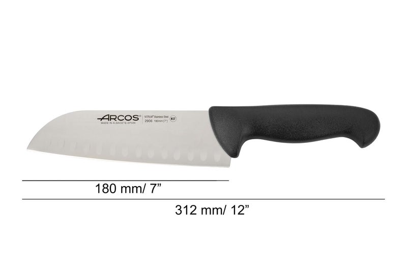 Arcos Chefs Knife Black GRANTON Edge 180MM 2900 Series - Image 2