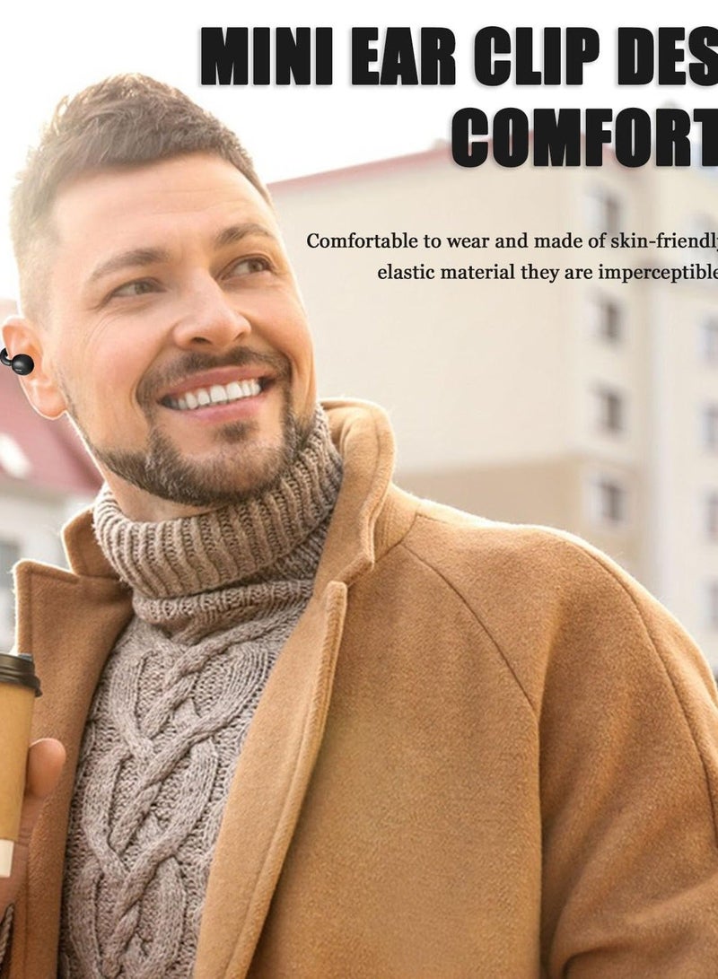 Open Ear Headphones, Wireless Ear Clip Earbuds, Waterproof Bluetooth 5.3 Sports Headphones, Clip-on Outer Earpiece for Driving, Running, Cycling, and Work - Image 2