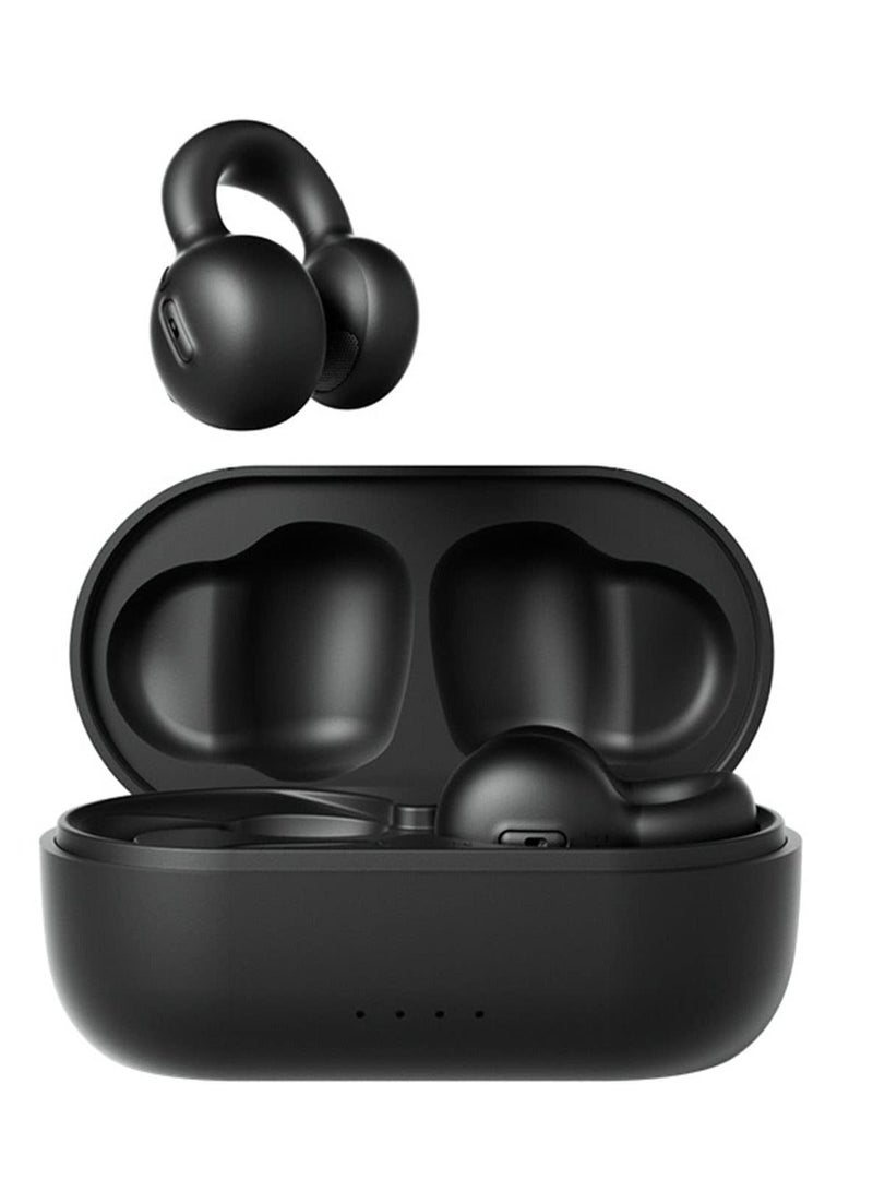 Open Ear Headphones, Wireless Ear Clip Earbuds, Waterproof Bluetooth 5.3 Sports Headphones, Clip-on Outer Earpiece for Driving, Running, Cycling, and Work - Image 1