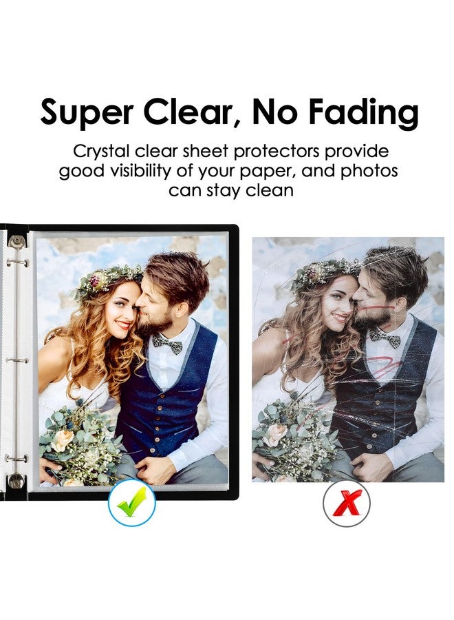KTRIO Sheet Protectors 8.5 X 11 In Clear Page Protectors For 3 Ring Binder, Plastic Sleeves For Binders, Top Loading Paper Protector Letter Size, 230 Pack - Image 4