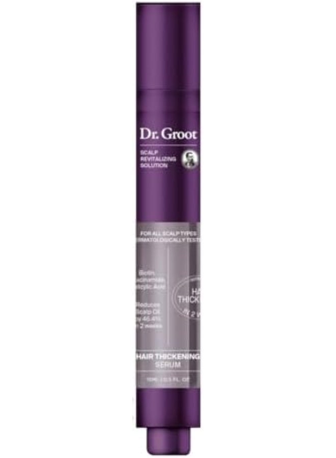 Dr.Groot Award-Winning Hair Thickening Serum for Hair Loss, Thinning Hair, Korean Hair Care, Scalp Treatment, Clinically Tested, Thicker Hair, Reduces Oil, Roll On - Image 1