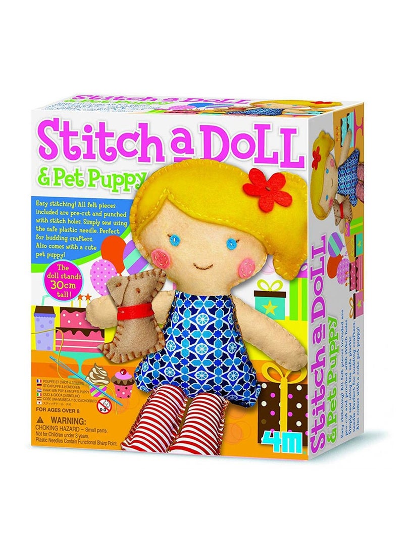 4m 4M - Stitch A Doll & Pet Puppy Kit - 2767 - Image 1