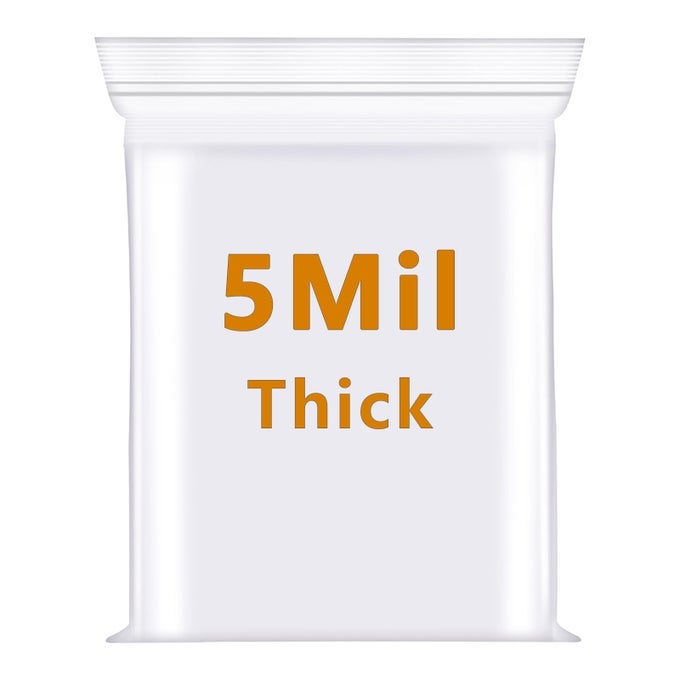 200 PCS 2 X 3 THICK 5 MIL SMALL CLEAR ZIP POLY LOCK PLASTIC BAGS SEAL RECLOSABLE ZIP BAG HEAVYDUTY JEWELRY EARRINGS NECKLACE RING COIN BEADS PILL ZIPPER BAGS