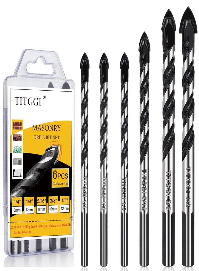 TITGGI Masonry Drill Bit Set (6PCS) - Image 1
