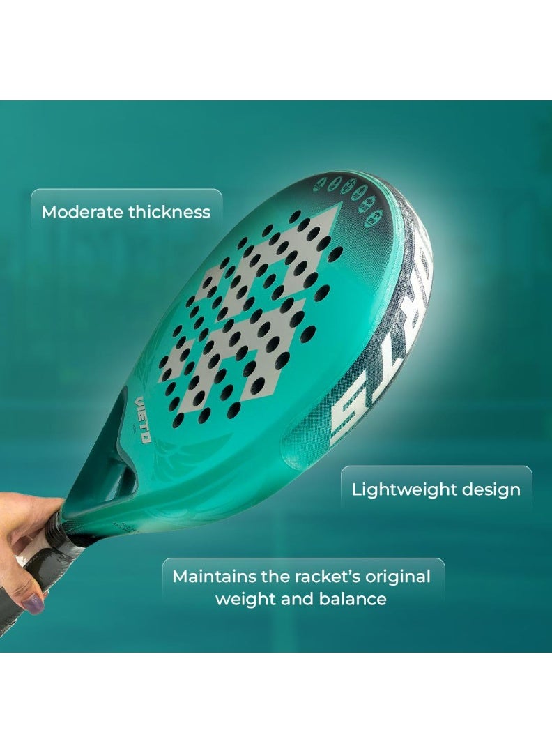 Cactus Sports Padel Racket Sanded Transparent Protector Tape Polyurethane 40x3.8cm - Image 3