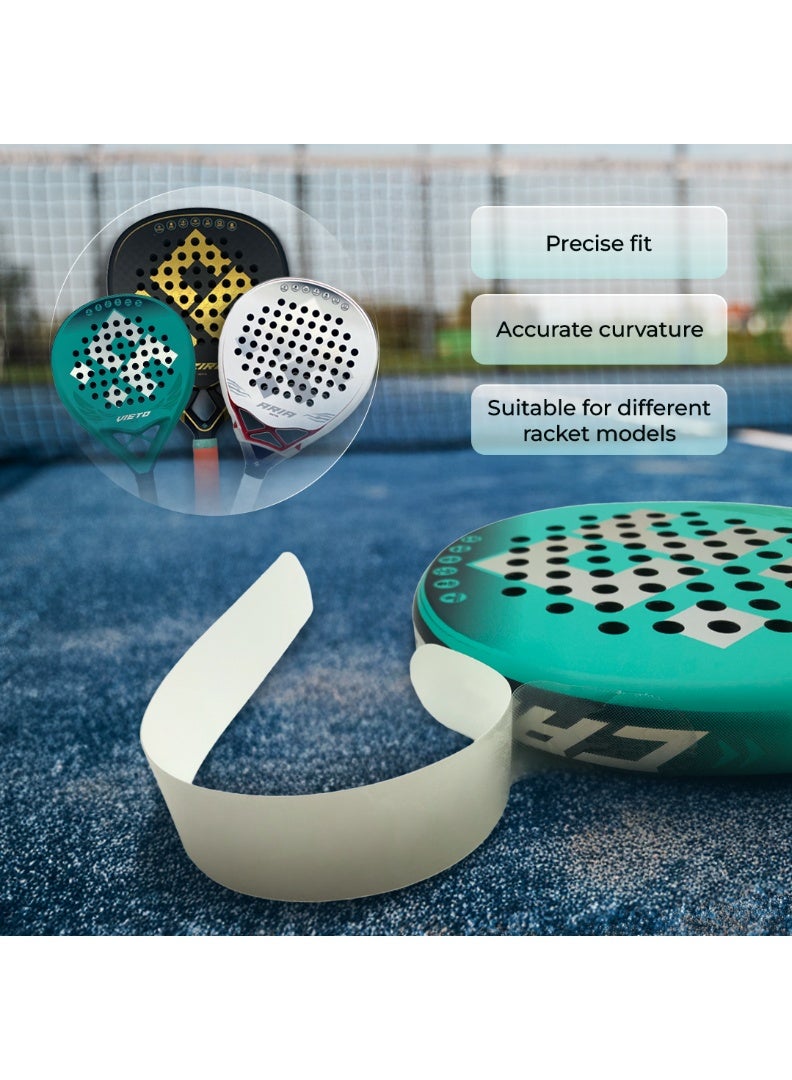 Cactus Sports Padel Racket Sanded Transparent Protector Tape Polyurethane 40x3.8cm - Image 4