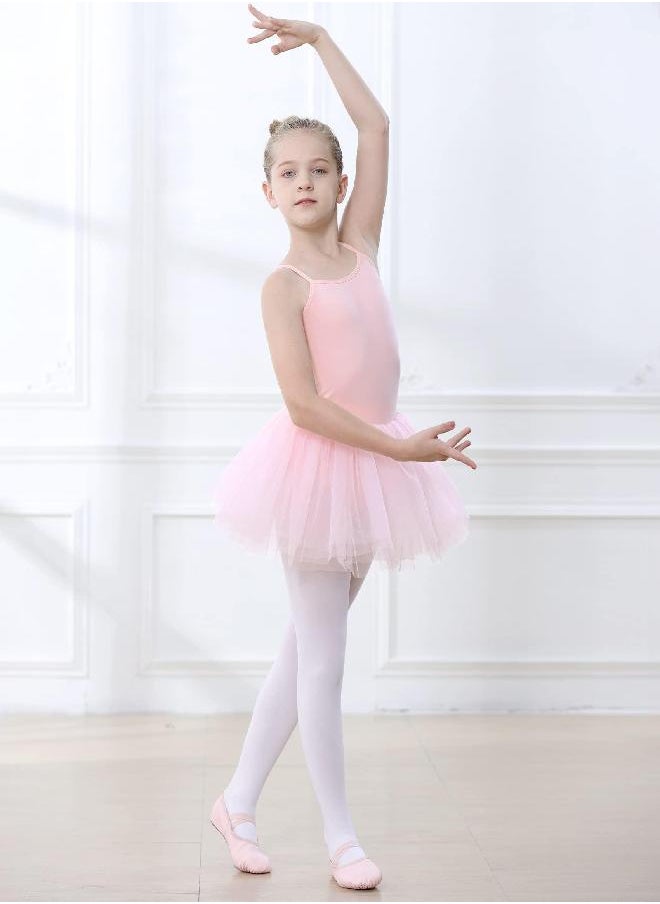 Stelle Stelle Ballet Leotards for Girls Dance Camisole Dress Tutu Skirted Ballerina Outfits Sleeveless (Toddler/Little Girl/Big Girl) (Ballet Pink (Tutu), 5-6 Years)  - Image 2