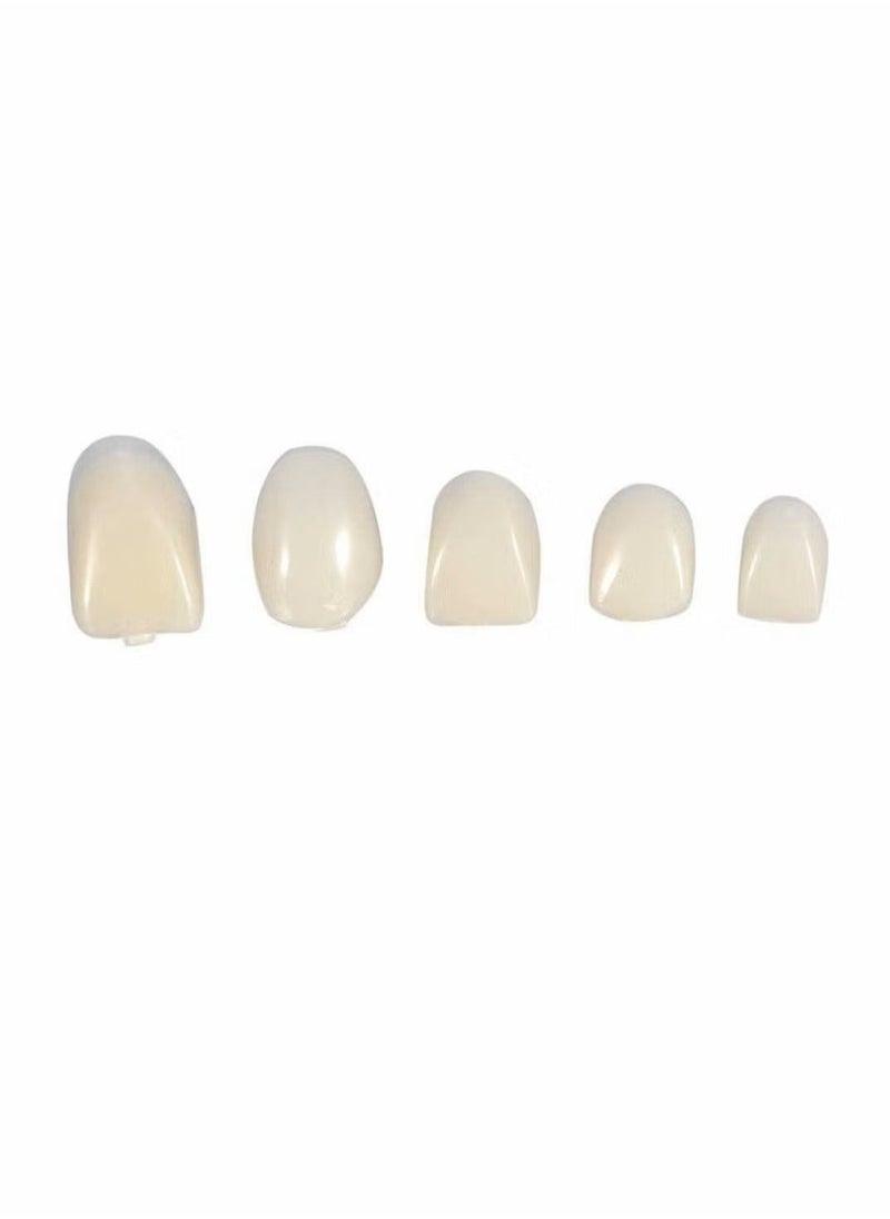 Generic - 50 Pcs Temporary Tooth Crown Fake Teeth Repair Material Front and Molar Posterior offering Help in Fixing Missing Broken Tooth Front Teeth - Image 1
