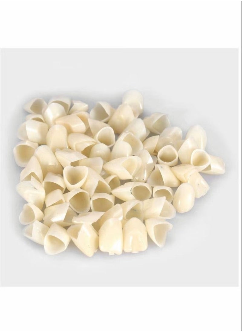 Generic - 50 Pcs Temporary Tooth Crown Fake Teeth Repair Material Front and Molar Posterior offering Help in Fixing Missing Broken Tooth Front Teeth - Image 1
