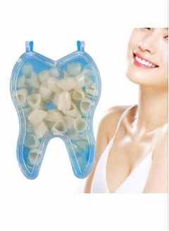 50 Pcs Temporary Tooth Crown Fake Teeth Repair Material Front and Molar Posterior offering Help in Fixing Missing Broken Tooth Front Teeth
