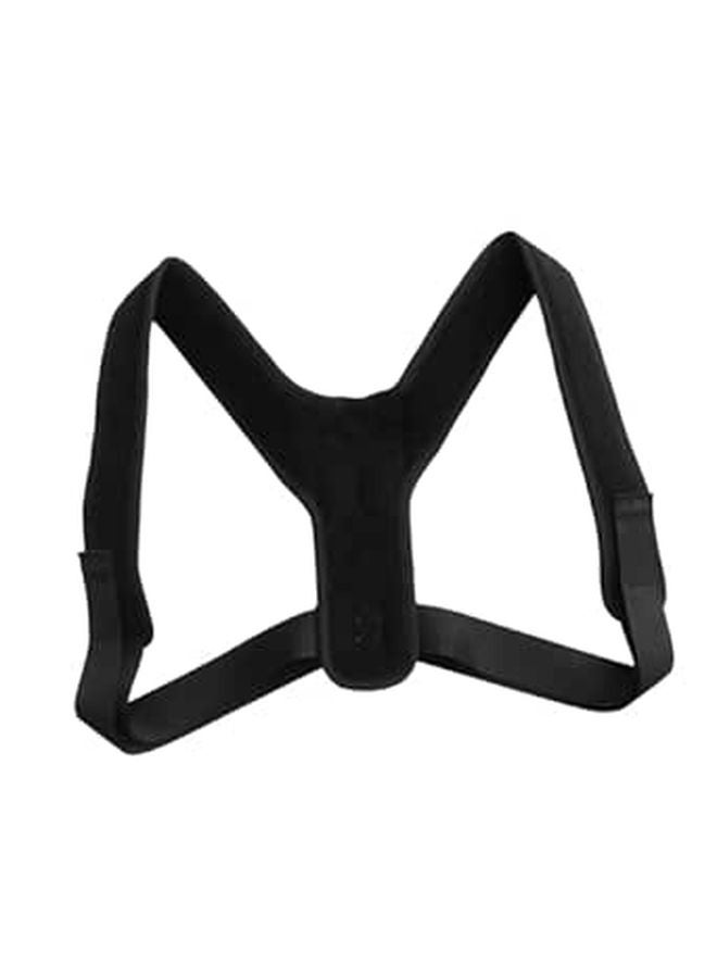 Adjustable Back Posture Belt Invisible Breathable Design For Shoulder Support Black - Image 1
