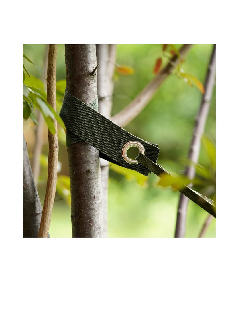Excefore - 12 Pack Windproof Tree Shaping Belt, Tree Support Strapfor Staking, Guying, Plant Support (Green) - Image 1
