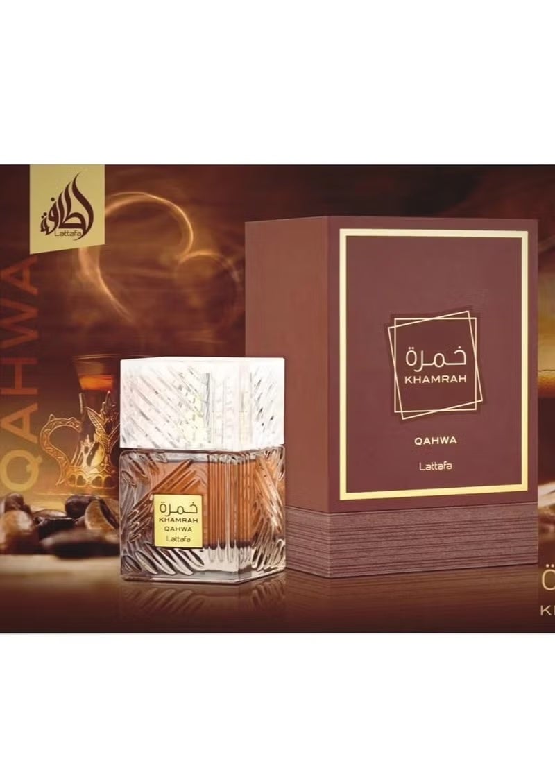 Lattafa Khamrah Qahwa Eau De Parfum 100ml - Image 5