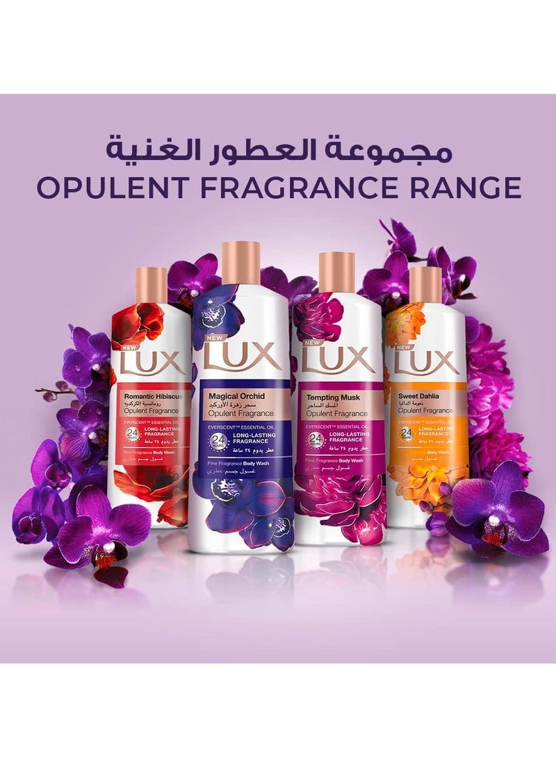 لوكس غسول الجسم السحري برائحة الأوركيد مع الليفة 250مل - Image 5