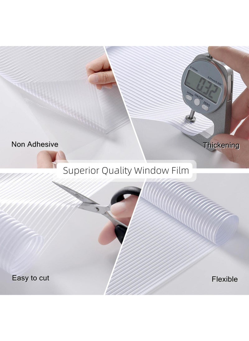 Sweet seven - Glass Film: Window Privacy Film, 3D Glass Decals, Decorative Film for Window, Door, and Cabinet - Non-Adhesive, Anti-UV - Size: 60 x 100cm - Image 1