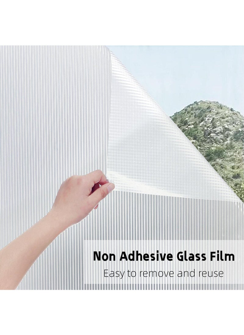Sweet seven - Glass Film: Window Privacy Film, 3D Glass Decals, Decorative Film for Window, Door, and Cabinet - Non-Adhesive, Anti-UV - Size: 60 x 100cm - Image 1