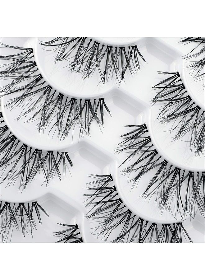 JIMIRE HELLO BEAUTY Multipack False Eyelashes Glam 614 Lashes - Image 5