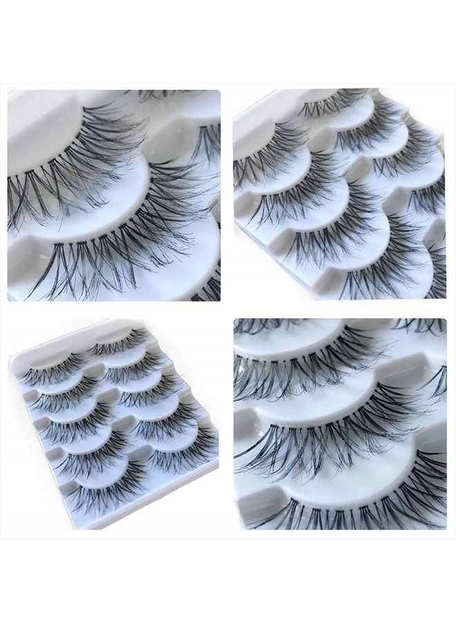 JIMIRE HELLO BEAUTY Multipack False Eyelashes Glam 614 Lashes - Image 3