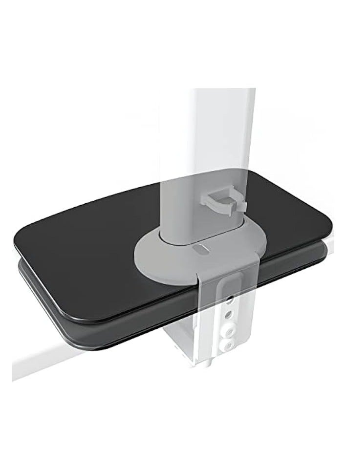 erorex Monitor Mount Reinforcement Plate for Thin, Glass and Other Fragile Tabletop, Universal Steel Bracket Plate Fits Most Monitor Stand C Clamp Installation HD05B-001 - Image 1