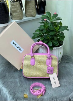 Miu Miu Bowling Pleated Vintage Crossbody Shoulder Bag 