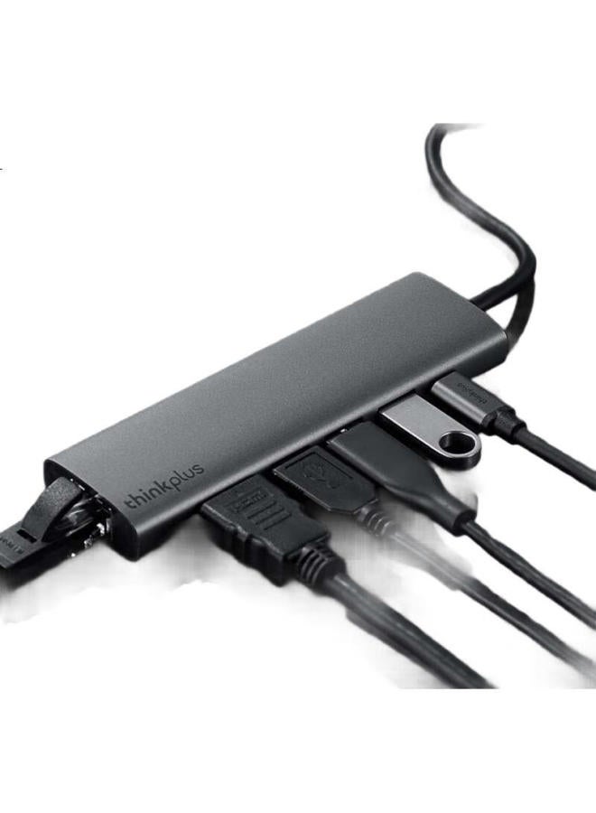 thinkpad Lenovo Type-C Expansion Dock, Usb Hub, Rj45 Gigabit Ethernet Adapter, Hdmi Converter, Pd Fast Charging, Apple Laptop Expansion Dock Lc06-R - Image 1