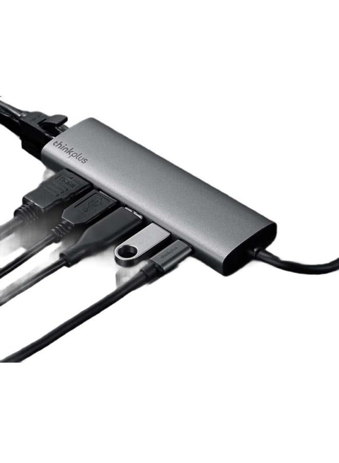 thinkpad Lenovo Type-C Expansion Dock, Usb Hub, Rj45 Gigabit Ethernet Adapter, Hdmi Converter, Pd Fast Charging, Apple Laptop Expansion Dock Lc06-R - Image 2