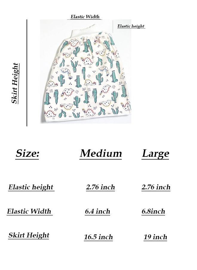 Yameem Toddler Training Washable Waterproof Diaper Skirt  - Image 2