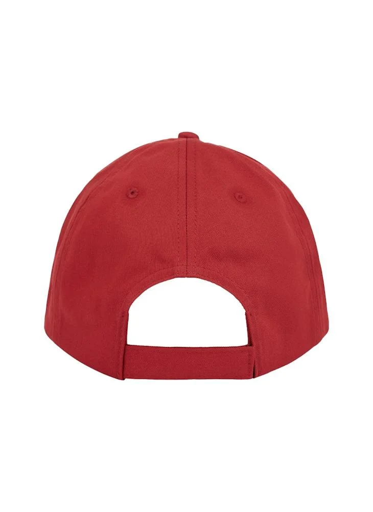 تومي جينز Linear Logo Detailed Curved Peak Cap